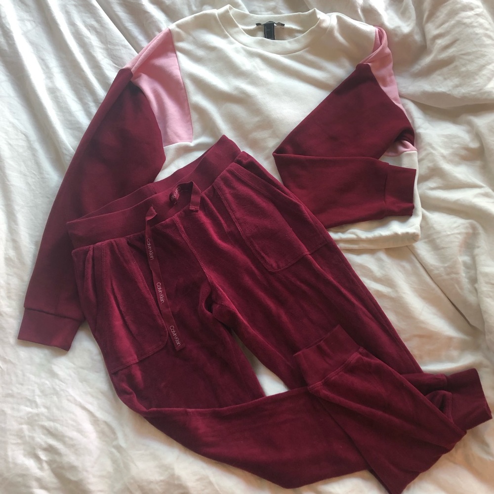 Colorblock Drawstring Pullover Sweatshirt - Picture 3 of 3